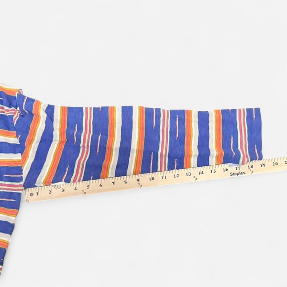 Levi’s Made & Crafted Striped Long Sleeve Plus size men 1X XXL in Blue orange - Picture 5 of 8